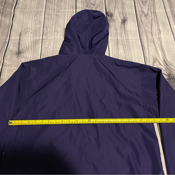 Dark Blue Champion Windbreaker Half Zip Hooded Jacket Be Bold - Picture 6 of 7